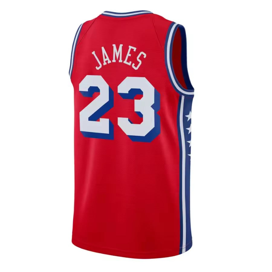 LeBron James 76ers 26/27-Red Jersey