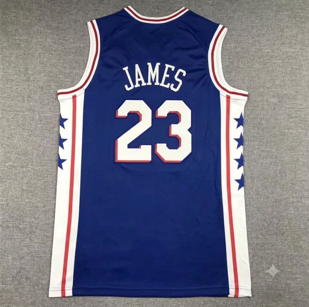 LeBron James 76ers 26/27 - Blue Jersey