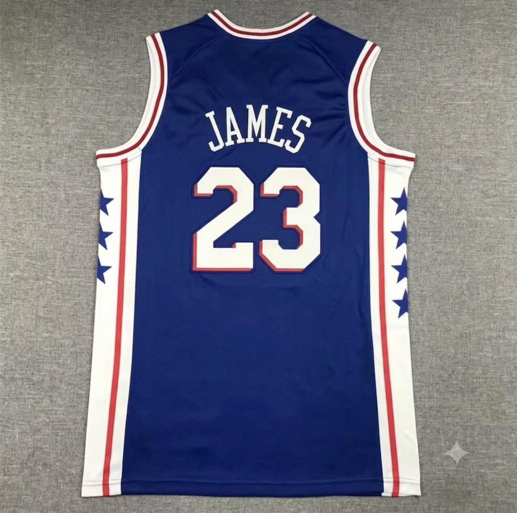 LeBron James 76ers 26/27 - Blue Jersey