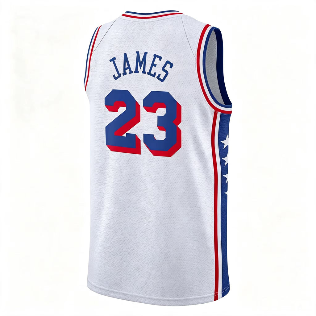 LeBron James 76ers 26/27 - White Jersey