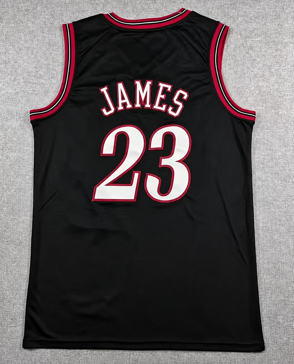 LeBron James #23 Retro Black Jersey-76ers Exclusive