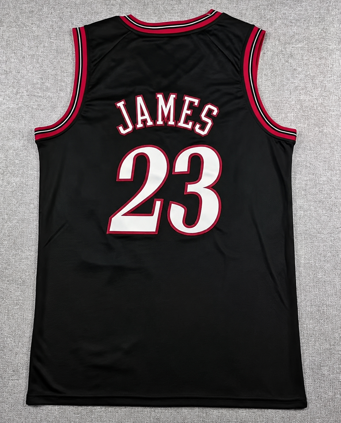 LeBron James #23 Retro Black Jersey-76ers Exclusive